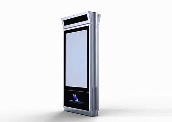 Cina HD Resolusi Tinggi Digital Signage Kiosk Waterproof Untuk Pompa Bensin pemasok