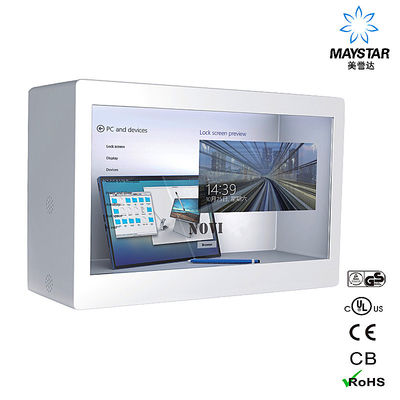 Cina Kotak Layar LCD Transparan Resolusi Tinggi, Showcase Layar Transparan pemasok