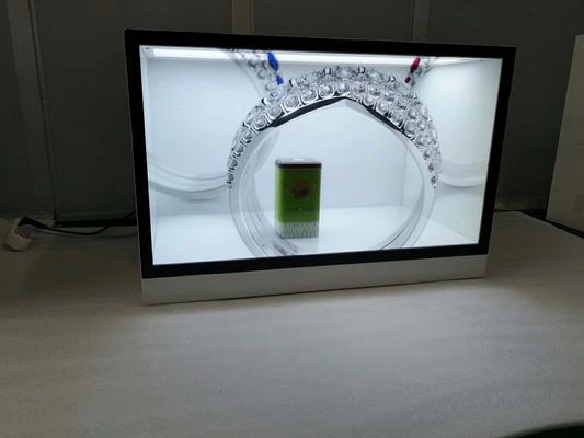 Cina Layar Sentuh Layar LCD Transparan Kotak Dengan 178/178 Sudut Pandang pemasok