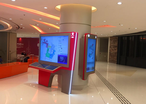 Cina Shopping Mall LCD Digital Signage Layar Sentuh Dengan Sudut Pandang Lebar pemasok