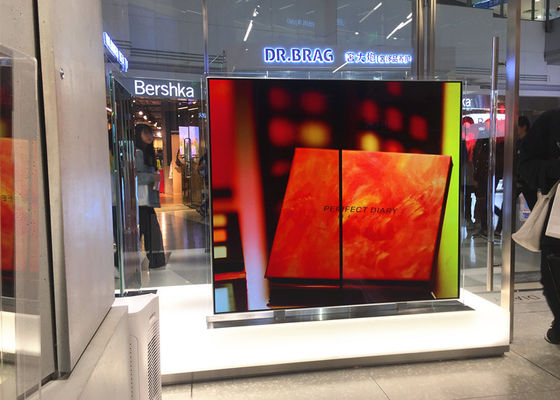 Cina Maystar Digital Advertising Display Monitor OLED Sisi Ganda 55 Inch pemasok