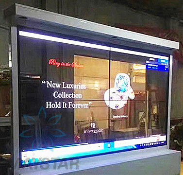 Cina Layar Mini OLED Indoor terbuka / Layar Video Kaca Transparan pemasok