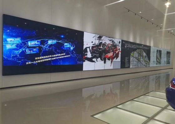 Cina Tampilan Digital Transparan yang Terpasang di Dinding, Showcase LCD Putih Transparan pemasok
