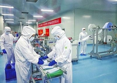 Cina Mesin Pembuat Masker Wajah Stabilitas Tinggi Kontrol Pemrograman PLC Komputer pemasok