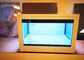 Maystar Transparent LCD Screen Showcase Menampilkan Kotak Dengan Tepi Melengkung Seksi pemasok