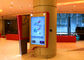 Shopping Mall LCD Digital Signage Layar Sentuh Dengan Sudut Pandang Lebar pemasok