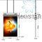 Menampilkan Digital Signage Ceiling Hanging, Layar LCD Dua Sisi Untuk Iklan pemasok