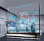 Layar Mini OLED Indoor terbuka / Layar Video Kaca Transparan pemasok
